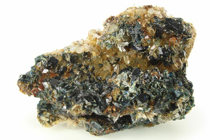Lazulite Cluster with Siderite and Quartz - Yukon, Canada #283032